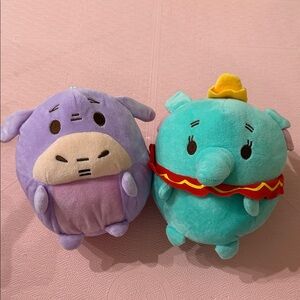 Cute Purple and Teal Plush Toys